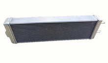 Load image into Gallery viewer, GPI Air to water aluminum intercooler liquid heat exchanger  SILVER  Overall size:  23.5x6.75x2.75(end-tank) inch
