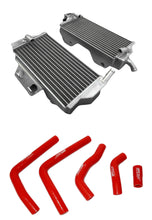 Load image into Gallery viewer, GPI Aluminum radiator + silicone  hose kit for 2005-2007 Honda CR125R CR 125 2005 2006 2007

