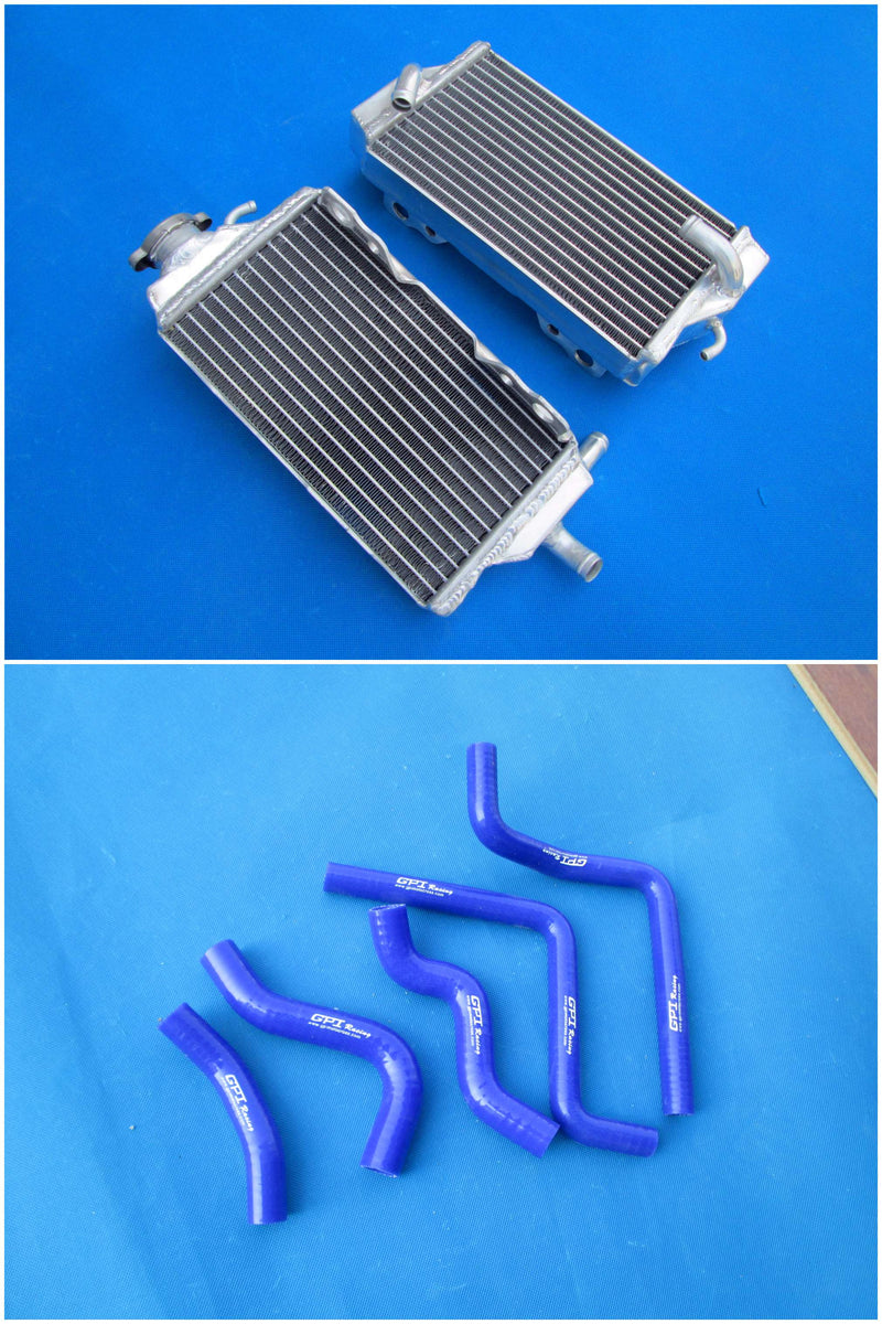 Gpi Performance GPI Aluminum/alloy radiator+ hose FOR 2000-2001 Honda CR125/CR 125 R 2 ...