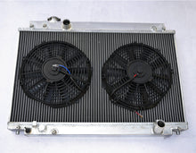 Load image into Gallery viewer, GPI Aluminum radiator &amp; fans for 1991-2000 LEXUS SC300 Z30 /TOYOTA SOARER JZZ31 3.0L Manual  1991 1992 1993 1994 1995 1996 1997 1998 1999 2000
