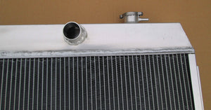 3 Row  Aluminum Radiator For 1955-1957 Chevy Bel Air V8 W/COOLER 1955 1956 1957