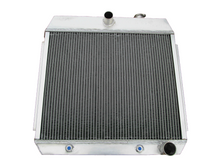 Load image into Gallery viewer, 62mm 3 Row Aluminum Radiator&amp; FAN For 1955-1957 Chevy V8 Cars CC5056 Bel Air 6 Cyl Mount 1955 1956 1957

