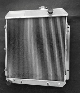 62MM ALUMINUM RADIATOR & fan FOR 1954-1956  BUICK SPECIAL/ Roadmaster /Century/Super 1954 1955 1956