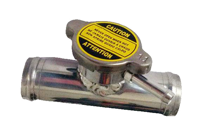 GPI (32MM) In Line Aluminum Radiator Hose Filler Neck&Cap 1-1/4