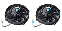 Load image into Gallery viewer, GPI 2pcs  7&quot; 12V Slim Radiator Cooling Thermo Fan &amp; Mounting kit MGA/MGB GT  Brand New
