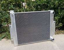 Load image into Gallery viewer, 2.5&quot;CORE aluminum radiator+fan for 1976-1986 JEEP CJ7 With Chevy V8 LS SWAP  manual 1977 1978 1979 1980 1981 1982 1983 1984 1985 1987

