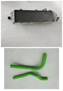 Aluminum radiator & HOSE FOR Kawasaki KX 125 / KX125 1987-1989 1988 89 88