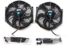 Load image into Gallery viewer, 3 Row Aluminum Radiator&amp; FANS For 1954 1955 1956 Ford Customline V8 Police Interceptor
