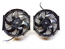 Load image into Gallery viewer, 3 Row Aluminum Radiator&amp; FANS For 1954 1955 1956 Ford Customline V8 Police Interceptor
