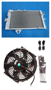 GPI Aluminum radiator & fan FOR 2006-2014 Yamaha Raptor YFM700R  YFM 700 R  2006 2007 2008 2009 2010 2011 2012 2013 2014