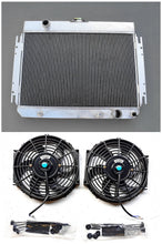 Load image into Gallery viewer, GPI 3 ROW ALUMINUM RADIATOR &amp; fan for 1963-1968 CHEVY CHEVELLE/ IMPALA 1963  1964 1965 1966 1967 1968
