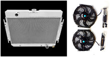 Load image into Gallery viewer, GPI 3 ROW ALUMINUM RADIATOR &amp; fan for 1963-1968 CHEVY CHEVELLE/ IMPALA 1963  1964 1965 1966 1967 1968
