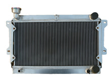 Load image into Gallery viewer, GPI ALUMINUM RADIATOR &amp; fans FOR  1979-1982  MAZDA RX7 SA22C 12A  1979 1980 1981 1982
