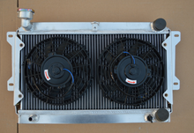 Load image into Gallery viewer, GPI ALUMINUM RADIATOR &amp; fans FOR  1979-1982  MAZDA RX7 SA22C 12A  1979 1980 1981 1982
