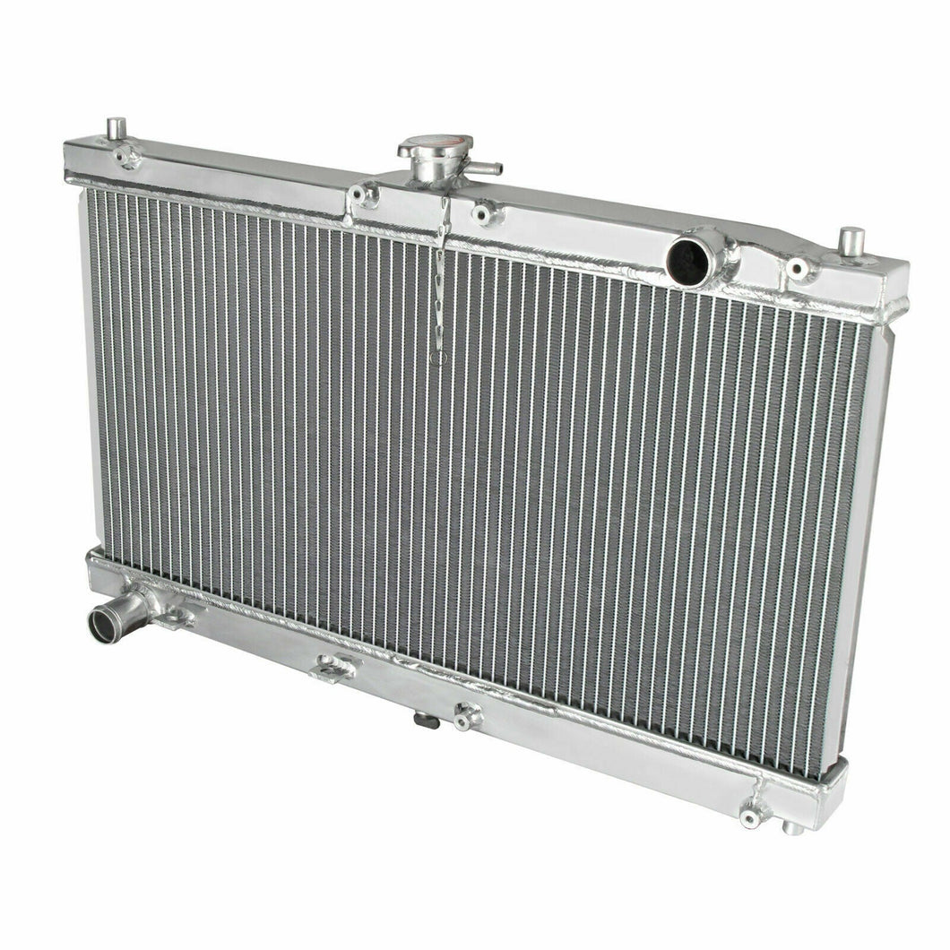 GPI 2 Row Aluminum Radiator For 1999-2005 Mazda Miata MX5 1.8L Manual Transmission  1999 2000 2001 2002 2003 2004 2005