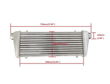 Load image into Gallery viewer, Universal 28*10*2.7&quot; FMIC Front Mount Intercooler Aluminum Tube&amp;Fin Turbo
