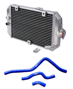 GPI ATV aluminum radiator+ HOSE FOR 2001-2005 Yamaha 660R Raptor 660 YFM660R YFM 660 R  2001 2002 2003 2004 2005