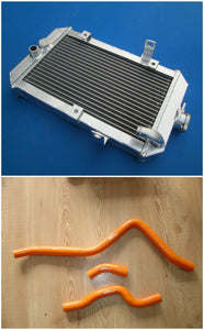 GPI ATV aluminum radiator+ HOSE FOR 2002-2005 Yamaha 660R Raptor 660 YFM660R YFM 660 R 2002 2003 2004 2005