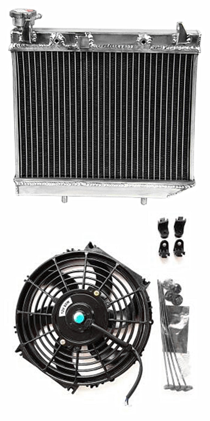 thumbnail image 2 of Mishimoto Aluminum Radiator For Honda TRX450R 2004-2009 (MMPS-TRX450R-04 W/ Cap) 2 of 4
